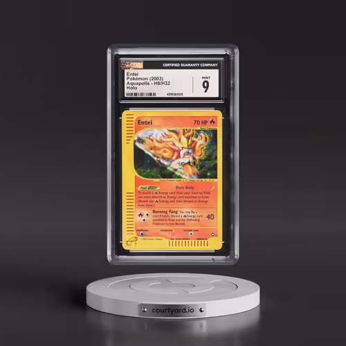 2003 Aquapolis #H8/H32 Entei - Holo (CGC 9 MINT)