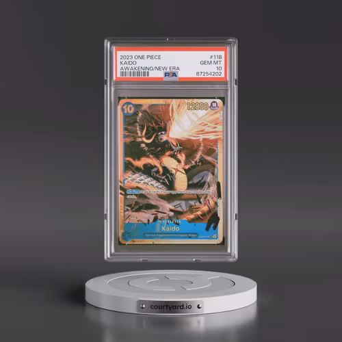 2023 One Piece OP05-Awakening of the New Era #118 Kaido (PSA 10 GEM MINT)