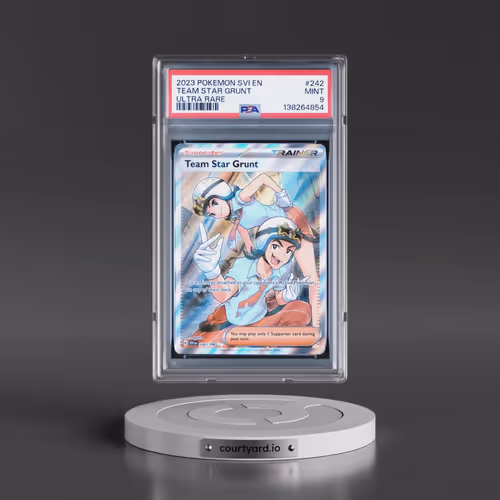 2023 Pokémon Svi EN-Scarlet & Violet #242 Team Star Grunt - Ultra Rare (PSA 9 MINT)