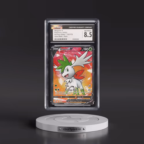 2022 Brilliant Stars #152/172 Shaymin V - Ultra Rare Holo (CGC 8.5 NM-MT+)
