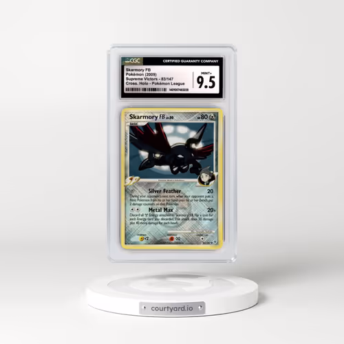 2009 Supreme Victors #83/147 Skarmory FB - Crosshatch Holo (Cross. Holo) Pokémon League (CGC 9.5 MINT+)