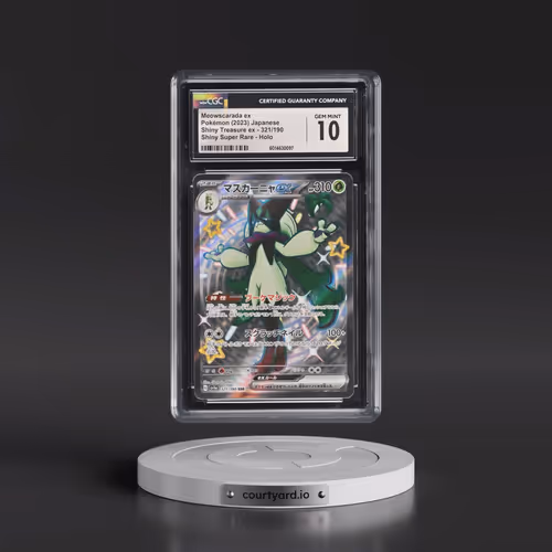 2023 Shiny Treasure ex #321/190 Meowscarada ex - Shiny Super Rare Holo (CGC 10 GEM MINT)