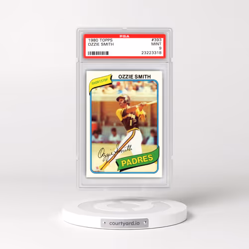 1980 Topps #393 Ozzie Smith (PSA 9 MINT)
