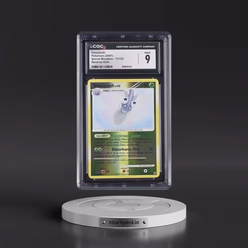 2007 Secret Wonders #73/132 Venomoth - Reverse Holo (CGC 9 MINT)