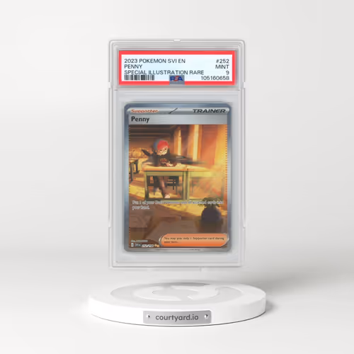 2023 Pokémon Svi EN-Scarlet & Violet #252 Penny - Special Illustration Rare (PSA 9 MINT)