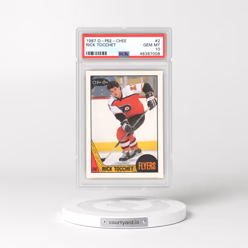 1987 O-Pee-Chee #2 Rick Tocchet (PSA 10 GEM MINT)