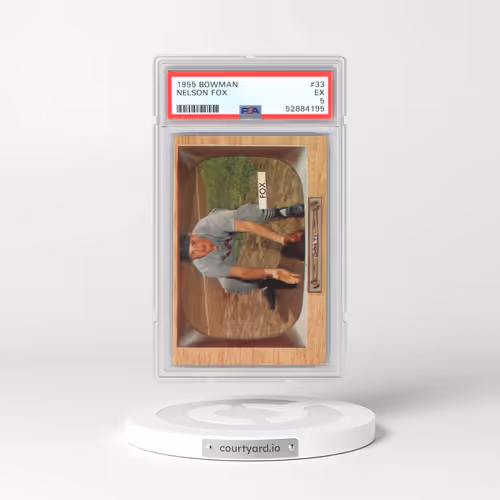 1955 Bowman #33 Nelson Fox (PSA 5 EX)