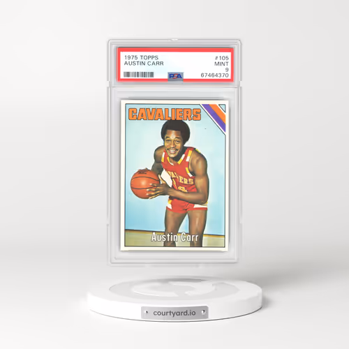 1975 Topps #105 Austin Carr (PSA 9 MINT)