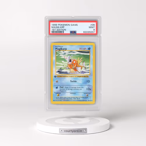 1999 Pokémon Game #35 Magikarp - 1st Edition (PSA 9 MINT)