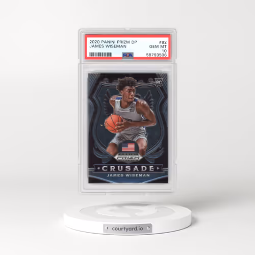 2020 Panini Prizm Draft Picks #82 James Wiseman (PSA 10 GEM MINT)