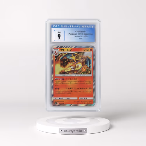 2018 Tag Bolt #013/095 Charizard - Holo (CGC 9 MINT)