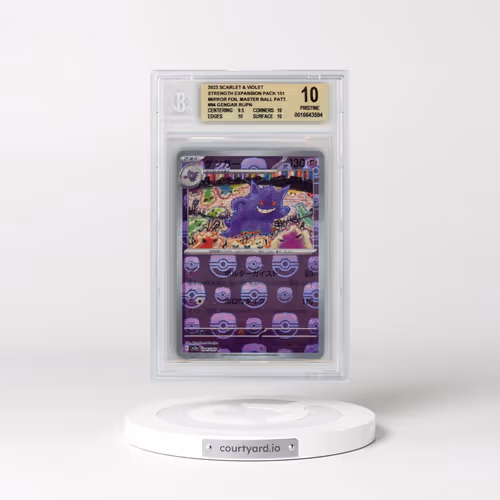 2023 Pokémon Card 151 #094 Gengar - Reverse Holo Master Ball (BGS 10 PRISTINE)
