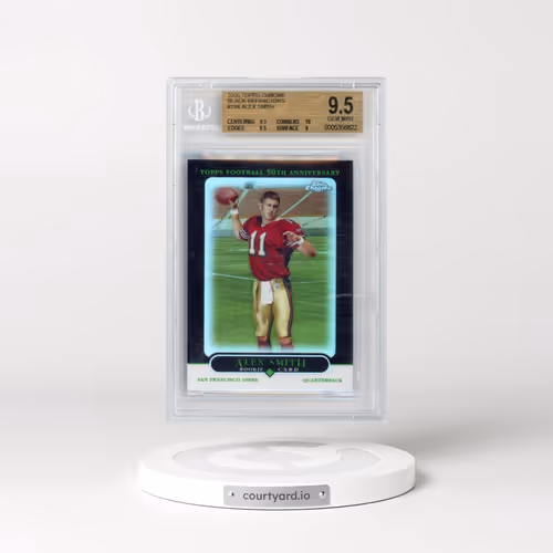 2005 Topps Chrome Black Refractors #194 Alex Smith QB (BGS 9.5 GEM MINT)