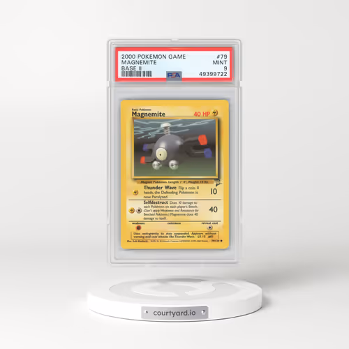 2000 Base Set 2 #79 Magnemite (PSA 9 MINT)