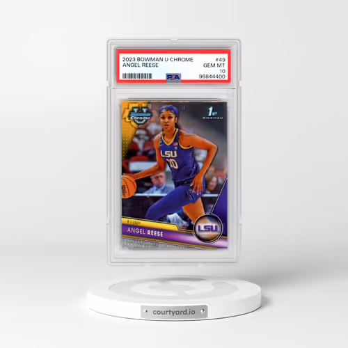 2023 Bowman University Chrome #49 Angel Reese (PSA 10 GEM MINT)