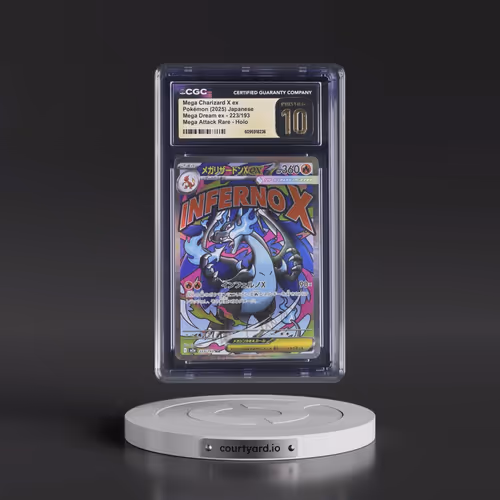 2025 Pokémon M2a-Mega Dream EX #223 Mega Charizard X EX - Holo Mega Attack Rare (CGC 10 PRISTINE)