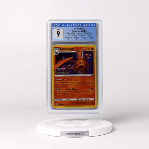 2017 Black Star Promos - Sword & Shield #SWSH066 Charizard - Vivid Voltage Prerelease (Holo) (CGC 9