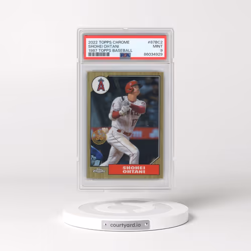 2022 Topps Chrome 1987 Topps Baseball #87BC2 Shohei Ohtani (PSA 9 MINT)