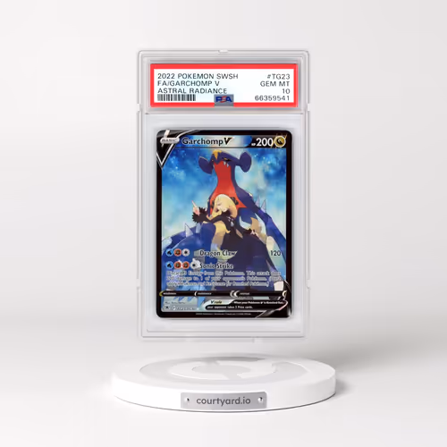 2022 Pokémon Sword & Shield Astral Radiance #TG23 Garchomp V - Holo Full Art (PSA 10 GEM MINT)