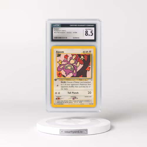 2001 Neo Revelation #41/64 Aipom - 1st Edition (CGC 8.5 NM-MT+)