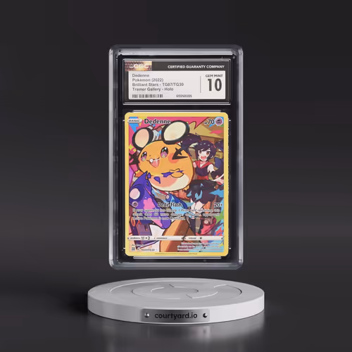 2022 Brilliant Stars #TG07/TG30 Dedenne - Character Rare (CGC 10 GEM MINT)
