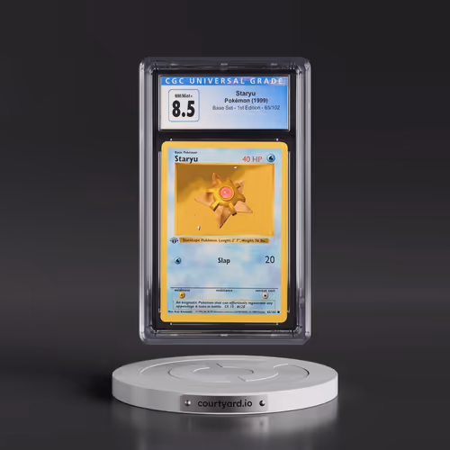 1999 Base Set #65/102 Staryu - 1st Edition 1st Edition (CGC 8.5 NM-MT+)