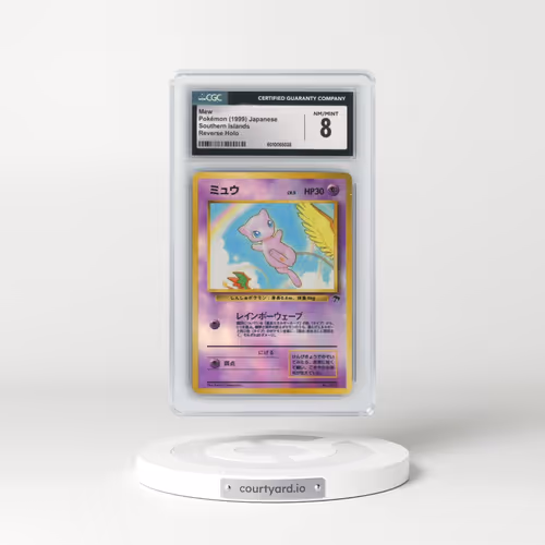 1999 Southern Islands Mew - Reverse Holo (CGC 8 NM-MT)