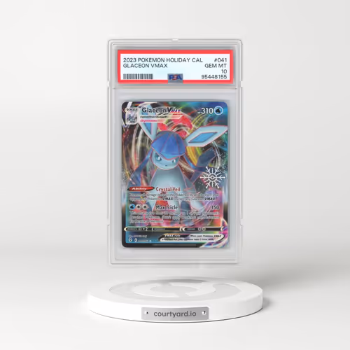 2023 Pokémon Holiday Calendar #041 Glaceon Vmax (PSA 10 GEM MINT)