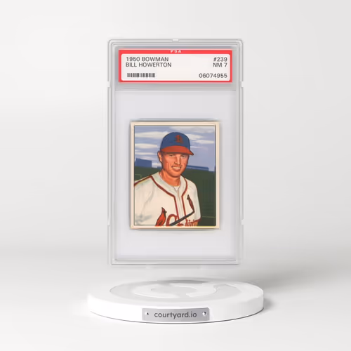 1950 Bowman #239 Bill Howerton (PSA 7 NM)