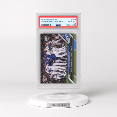 2024 Topps Now #885 Los Angeles Dodgers (PSA 10 GEM MINT)