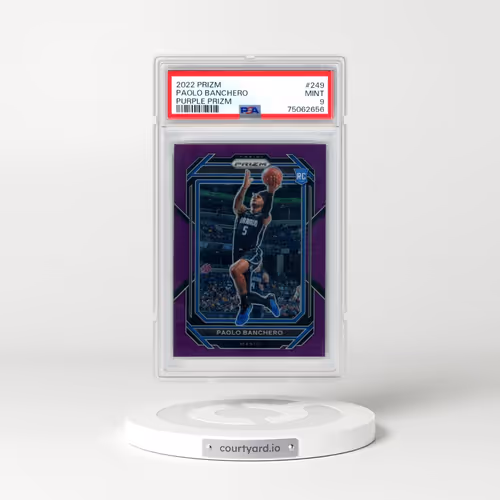 2022 Panini Prizm #249 Paolo Banchero - Purple Prizm (PSA 9 MINT)