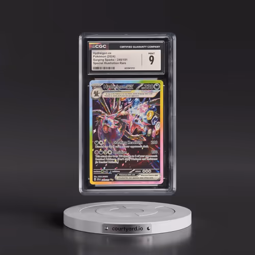 2024 Pokémon Ssp EN-Surging Sparks #240 Hydreigon EX - Holo Special Illustration Rare (CGC 9 MINT)