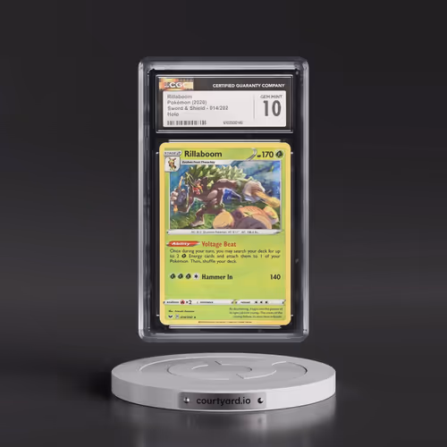 2020 Sword & Shield #014/202 Rillaboom - Holo (CGC 10 GEM MINT)