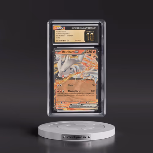 2025 White Flare - WHT EN #020/086 Reshiram ex - Holo (CGC 10 PRISTINE)