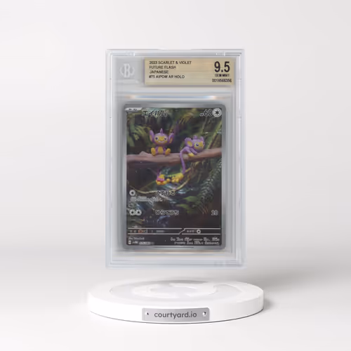 2023 Pokémon Card Game Scarlet & Violet Future Flash #075 Aipom AR (BGS 9.5 GEM MINT)