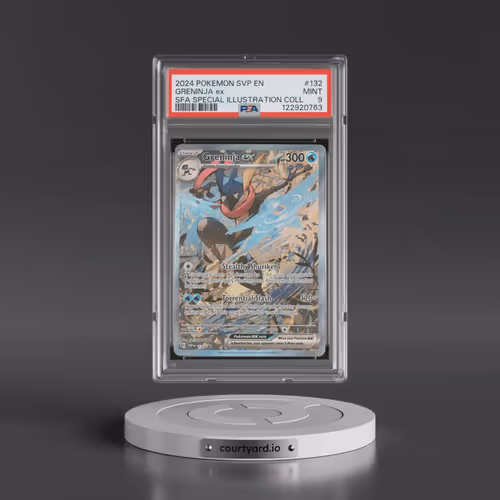 2024 Pokémon Svp EN-SV Black Star Promo #132 Greninja EX - Holo Shrouded Fable Special Illustration