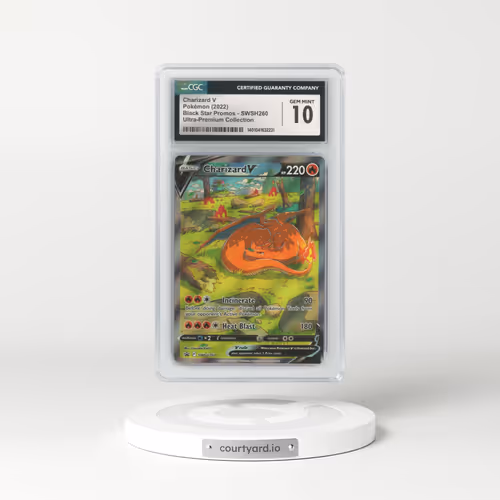 2017 Black Star Promos - Sword & Shield #260 Charizard V - Holo Ultra-Premium Collection (CGC 10 GEM MINT)