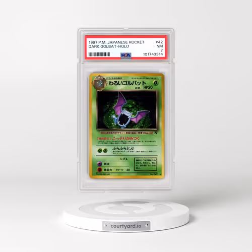 1997 Pokémon Rocket #42 Dark Golbat - Holo (PSA 7 NM)