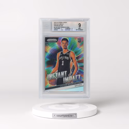 2023 Panini Prizm Instant Impact #3 Victor Wembanyama - Silver Prizm (BGS 9 MINT)