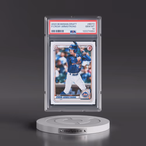 2020 Bowman Draft #BD72 Pete Crow-Armstrong (PSA 10 GEM MINT)