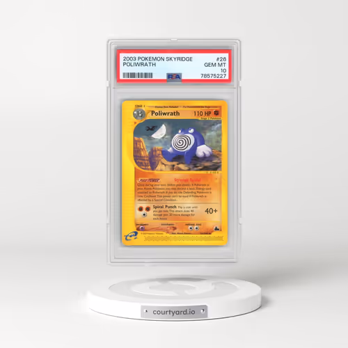 2003 Pokémon Skyridge #26 Poliwrath (PSA 10 GEM MINT)
