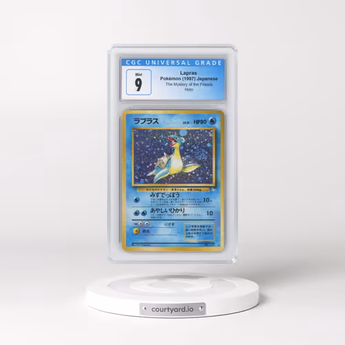 1997 The Mystery of the Fossils Lapras - Holo (CGC 9 MINT)