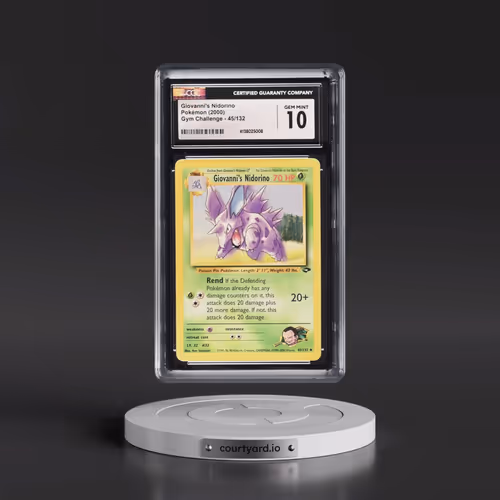 2000 Gym Challenge #45/132 Giovanni's Nidorino (CGC 10 GEM MINT)