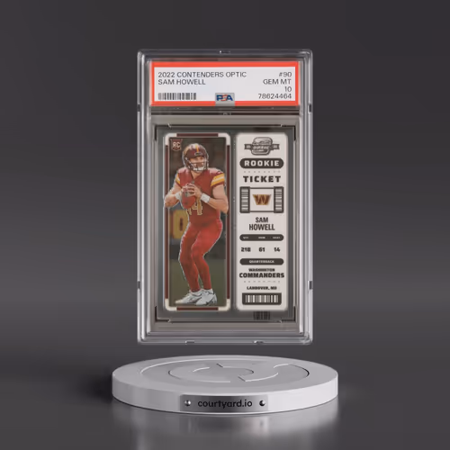 2022 Panini Contenders Optic #90 Sam Howell (PSA 10 GEM MINT)