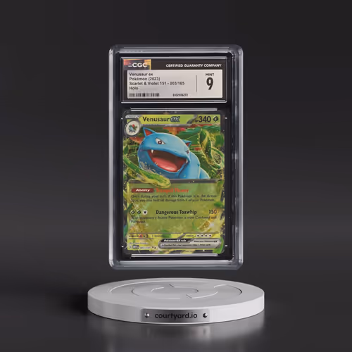 2023 Scarlet & Violet 151 - MEW EN #003/165 Venusaur ex - Holo (CGC 9 MINT)