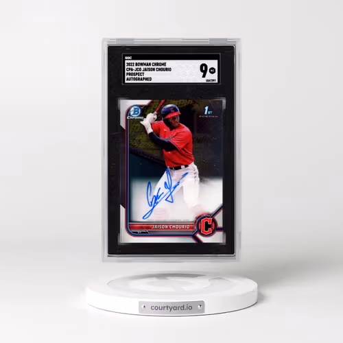 2022 Bowman Chrome #CPA-JCO Jaison Chourio - Auto. (SGC 9 MINT)