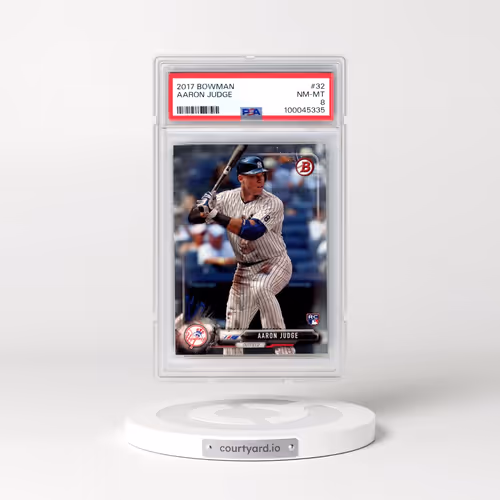 2017 Bowman #32 Aaron Judge (PSA 8 NM-MT)