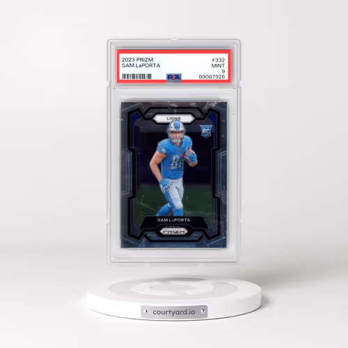 2023 Panini Prizm #332 Sam LaPorta (PSA 9 MINT)