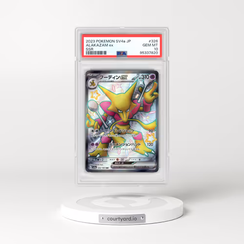 2023 Pokémon Sv4a-Shiny Treasure EX #326 Alakazam EX - Holo Ssr (PSA 10 GEM MINT)