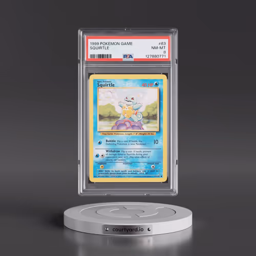1999 Pokémon Game #63 Squirtle (PSA 8 NM-MT)